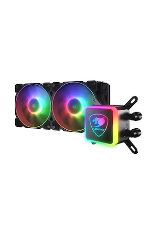 Cougar Aqua Siyah Argb 240 Mm Intel 1700p/1851p -amd Uyumlu Sıvı Soğutucu