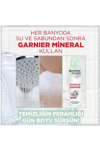 Garnier Mineral Magnezyum Ultra Kuru Sprey Deodorant