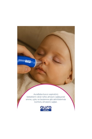 Bebek Burun Aspiratörü Ve 2 Adet Yedek Uç