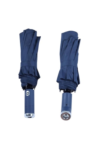 Mavi El Fenerli Şemsiye Çok Renkli