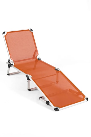 Missidea Alüminyum Katlanır Ve Taşınır Şezlong Orange Turuncu