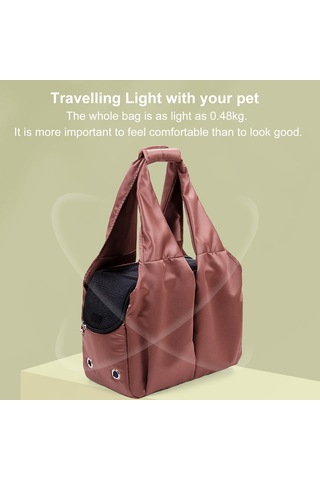 Moveevo Küçük Köpek & Kedi İçin Taşınabilir Nefes Alabilir Çanta: Omuz Askılı, Kışlık Sıcak, Konforlu Hafif Tasarım