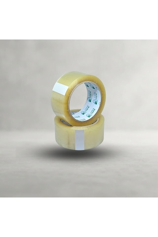 45mm Şeffaf Koli Bandı- 18 Adet - Hotmelt - Extra Güçlü Yapışma 18