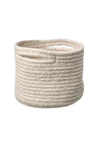 Ikea Tjabbıg Pamuk Örgü Saklama Sepeti 15 X 13 Cm Açık Bej