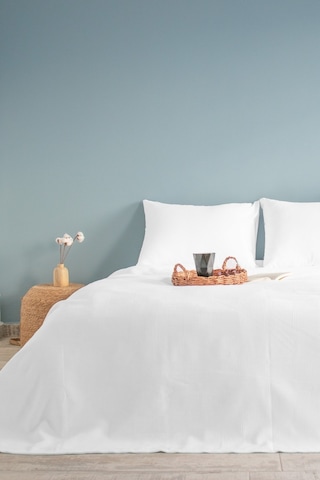 Otel Pikesi Beyaz Büyük Dama Desenli Pike Çift Kişilik 200x230