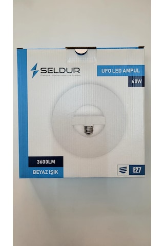 Seldur 40w Ufo Led Ampul 3600lm Beyaz Işık