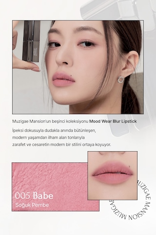 Muzigae Mansion Moodwear Blur Lipstick 005 Babe