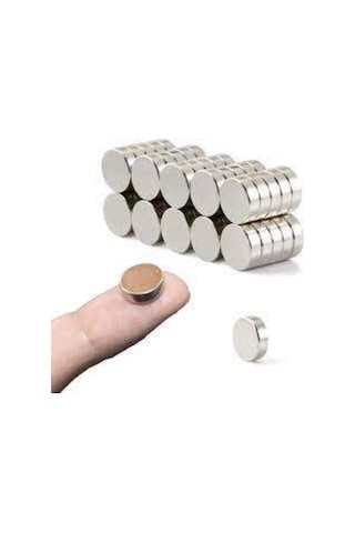 Dünya Magnet 8 X 3 Mm Yuvarlak Neodyum Mıknatıs - 50 Adet