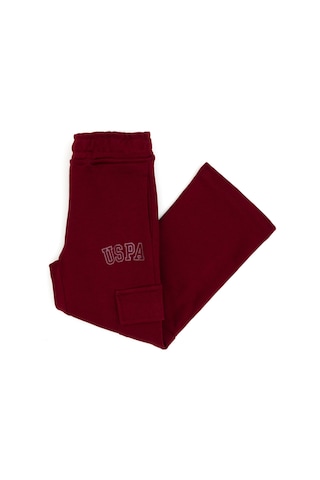 U.S. Polo Assn. Kız Çocuk Bordo Cep Detaylı Parlak Baskılı Eşofman Altı 50316892-VR014