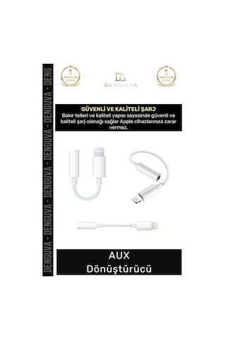 Dönüştürücü Phone 15 14 13 12 11 X 8 7 Plus Xs Max 35mm Stereo Kulaklık Çevirici Aux Dönüştürücü