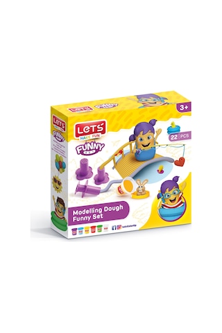 Let's Funny Eğitici Modelleme Oyun Hamuru Seti 22 Parça L9006