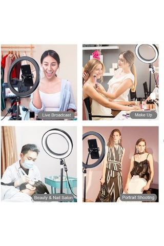 Ring Fill Light 10" Youtuber Video Kuaför Çekimleri için