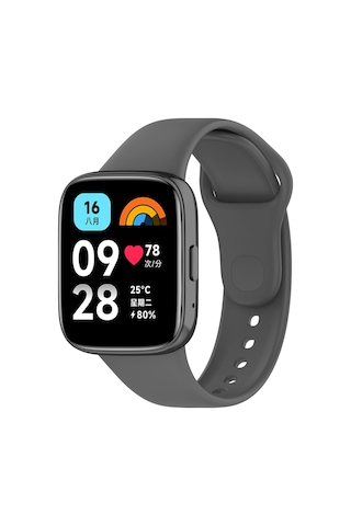 Redmi Mi Watch 3 / 3 Active İle Uyumlu Silikon Kordon
