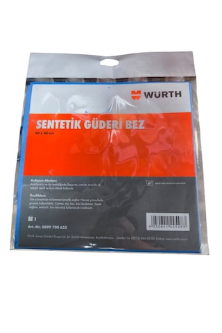Würth Sentetik Güderi Bez 40 X 40 Cm
