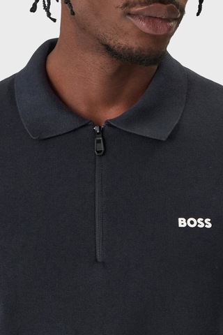 Boss Erkek Polo Yaka Kazak 50551688 402 Lacivert Lacivert