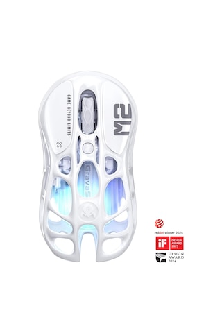 Gravastar Mercury M2 Rgb 26.000 Dpı Optik Gaming Mouse, Kablosuz, Opaline White