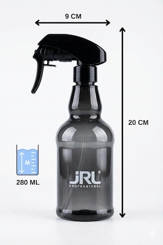 Jrl Sprey Şişesi Premium Berber Suluğu A-16 Siyah 280 Ml