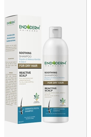 Endoderm Haircare Kuru Saç Derisine Özel Yatıştırıcı Şampuan 200 ML