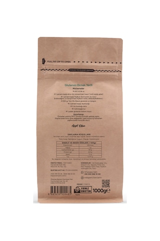 Tam Tarım Tam Mix Bread Glutensiz Un Karışımı 1 KG