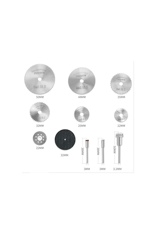 Youmex 50 Adet Elmas Kesme Disk Seti - Metal, Seramik, Cam Ve Ahşap Kesim İçin Çok Amaçlı Taşlama Aparatı