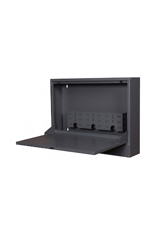 Alfafonet Ziglat 500 Duvar Tipi Laptop Dolabı 700x150x500 Mm Turuncu 70 Kg Taşıma Kapasiteli Kilitli Metal Dolap