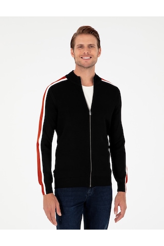 Pierre Cardin Erkek Siyah Hırka Triko 50296447-vr046 Siyah