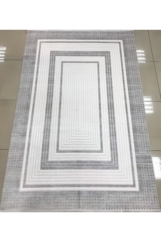 Padişah Halı Polo 74779 095 Serisi Akrilik Salon Oturma Yatak Odası Halısı Gri