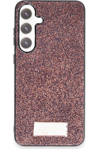 Onegif Samsung Galaxy Uyumlu A05s Bright Simli Kapak Derin Mor