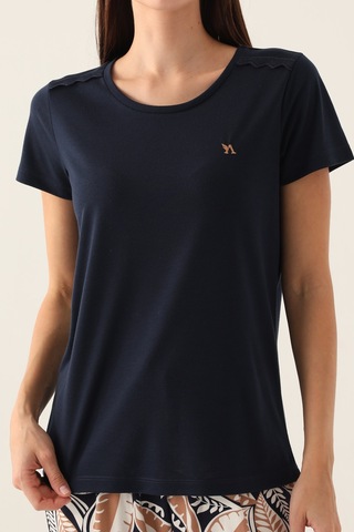 Arnetta 2914 Kadın Kısa Kol Pijama Takımı Lacivert