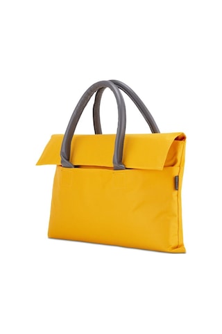 Classone Byn-el008 Wtxpro Su Geçirmez Kumaş 13-14 İnch Bayan Laptop, Notebook, Apple Uyumlu MacBook Air El Çantası- Tote Bag - Sarı