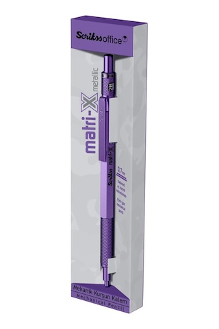 Scrikss Matri-x Versatil 0.7 Mm Metalik Mor Şeffaf Amb.