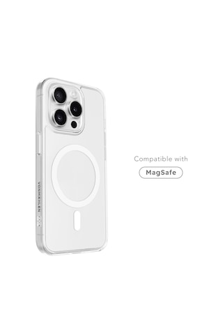 Vonmahlen Apple Uyumlu iPhone 15 Pro Tpu Şeffaf Magsafe Kılıf