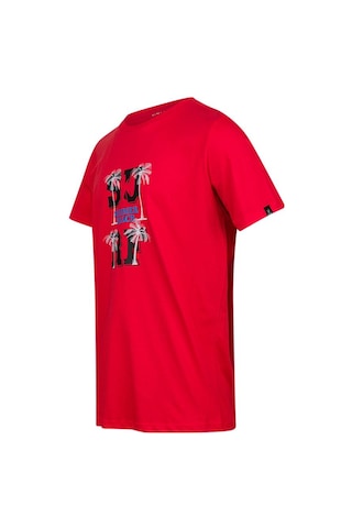 2as Alex Baskılı Erkek Sıfır Yaka T-shirt 047 Kırmızı