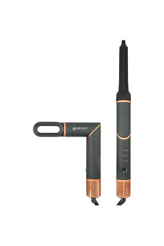 Bright Be-5124 1500w Katlanabilir 6 İn 1 Bldc Motor Saç Şekillendirici Set Siyah