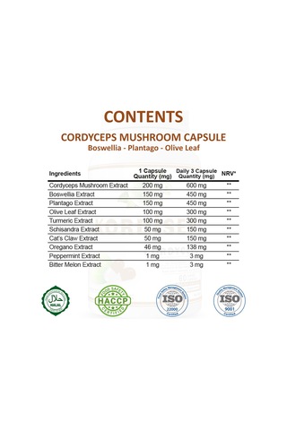 Gökçek Şifa Kordisep (Cordyceps Capsule) 60 Kapsül