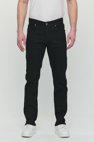 Polo State Regular Fit Likralı Erkek Denim Kot Pantolon Siyah Siyah