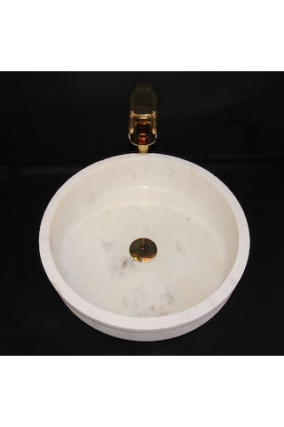Afyon Sarılı Dışı Taramalı Yuvarlak Lavabo