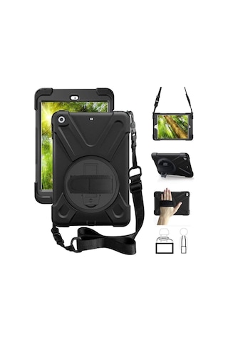 Apple Uyumlu iPad Mini 4 Kılıf Defender Askılı Zırhlı Tank Case A1538 A1550