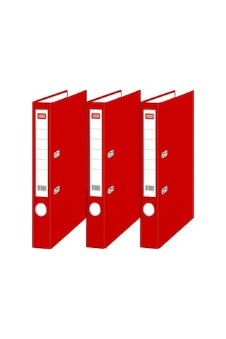 Cassa Plastik Dar Klasör Kırmızı Renk 7290