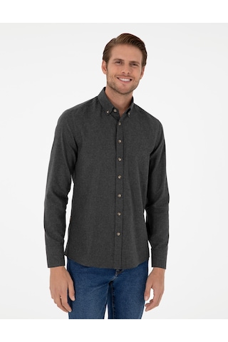Pierre Cardin Erkek Antrasit Gömlek Desenli 50298570-vr006 Antrasit
