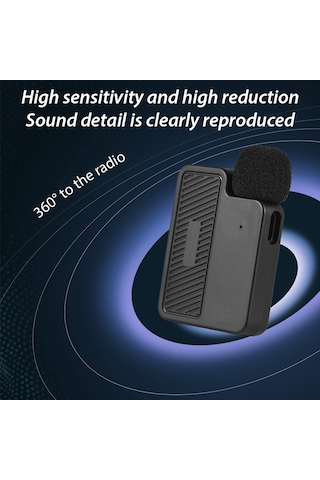 Maiyame Profesyonel Kablosuz Mikrofon - Gürültü Azaltma, Yüksek Hassasiyet, 30m Menzil, 12 Saat Pil Ömrü
