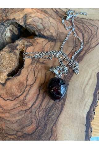 Lal Kırmızı Garnet Kolye 80612390 Gri Lal Kırmızı Garnet Kolye 80612390 Gri