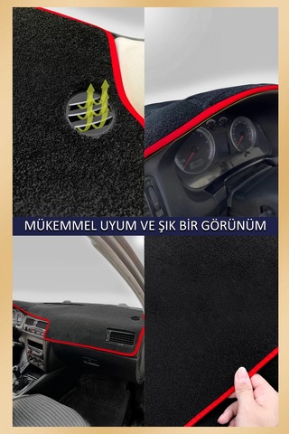 Torpido Koruma Halısı Siyah Ford Tourneo Connect 2002-2008 İle Uyumlu