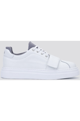 Valmenti Aegiserkek Beyaz/gri Hakiki Deri Sneakers & Spor Ayakkabı 352 20251 Erk Ayk Y24 Beyaz - Gri