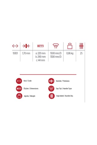 Bel Kürek Yaparlar 3200 Bel Küreği Sivri