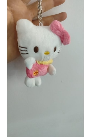 Hello Kitty Peluş Anahtarlık Çanta Aksesuar Boyut:12cmk Çok Renkli