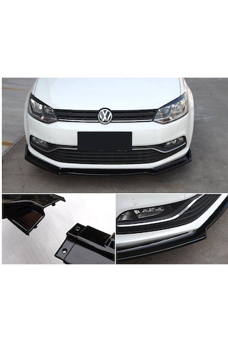 Vw Polo Mk5/5.5 Ön Tampon Lip 3 Parça 2009 - 2017