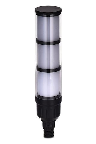 Slim Tip 3 Renk + Buzzer Tepe Lambası M12 Montaj Beyaz