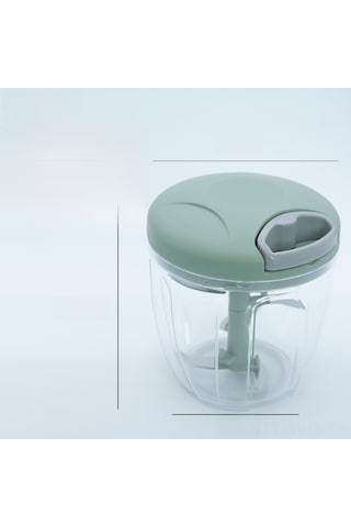 Monyee Evde Bebek Yemeği, Sarımsak, Meyve Püresi İçin El Manuel Rulo Kesici Ve Blender - Nane Yeşili 900ml Diğer