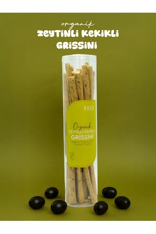 Organik Zeytinli Kekikli Grissini